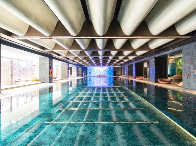 西宁网站建设西安W酒店泳池